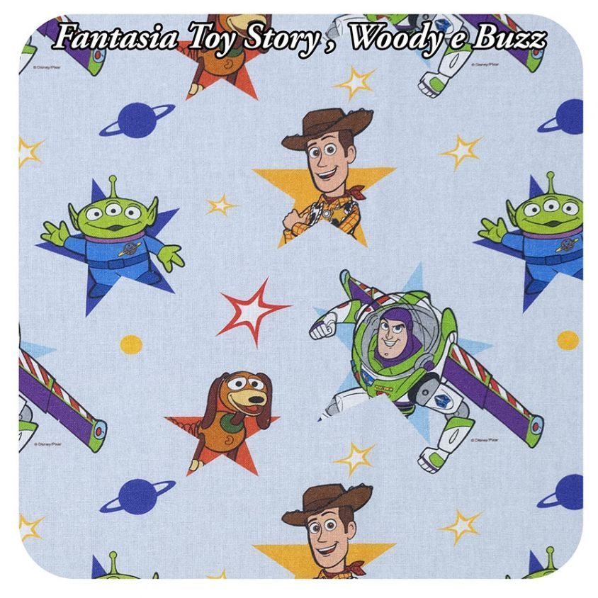 Fantasia Toy Story, Woody e Buzz su celeste